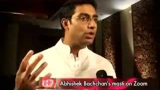 Abhishek Bachchan promotes Paa on Zoom Tv