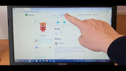 Class Dojo -  Student Area Website Video