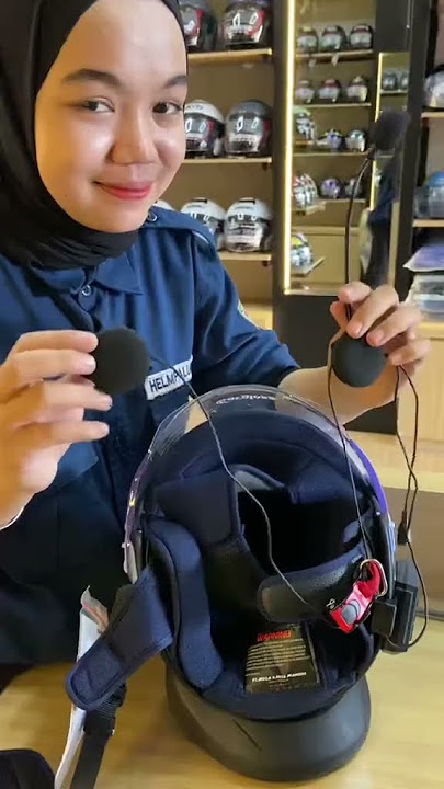 Pasang intercom bluetooth di helm cargloss