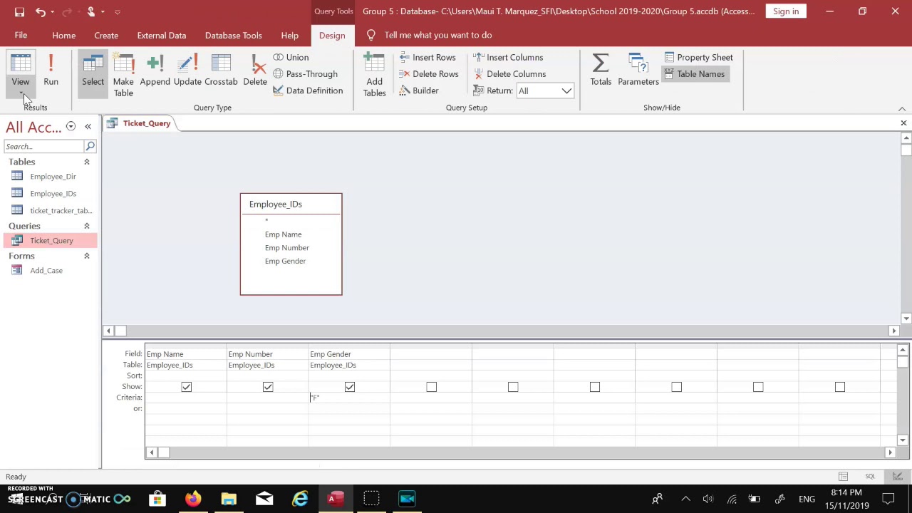 Microsoft Access - Query - YouTube