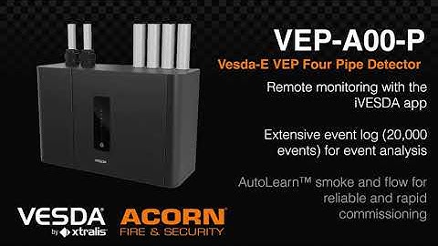 Vesda-E VEP VEP-A00-P Four Pipe Detector with LED