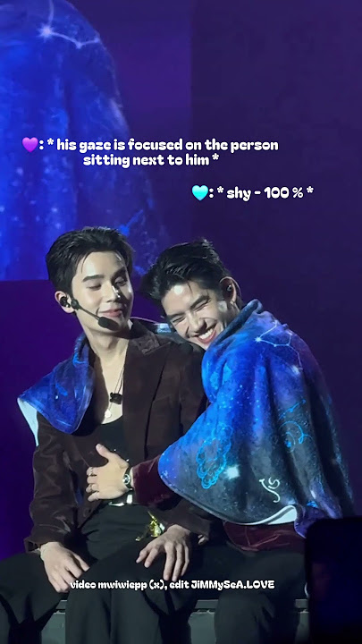 From Jimmy's intense gaze, Sea quickly reached his highest limit of embarrassment 🤭 #jimmysea