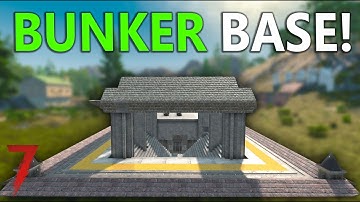 7 Days To Die - EPIC Underground BUNKER BASE BUILD TOUR