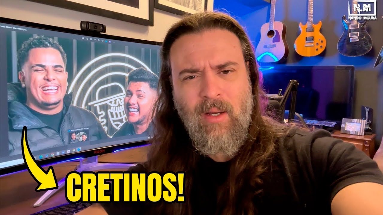 Descobriram que são dois LIXOS