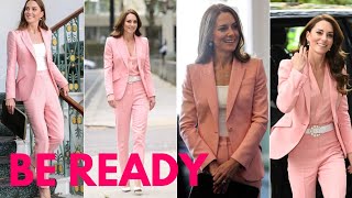 Kate Middleton Looking Beautiful In Recycled Outfit At Different Occasions | Pink Suit | Royal Style