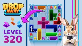 Drop Away Level 320 Solution Walkthrough