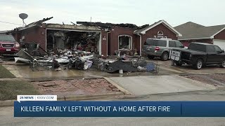 Killeen house fire displaces family