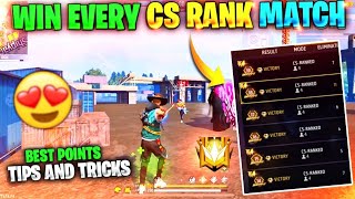 Win Every CS Rank Match || CS Rank Pushing Tips and Tricks || #csrank  #freefire #freefiremax