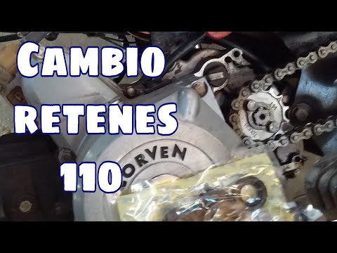 Cambio retenes 110!!!