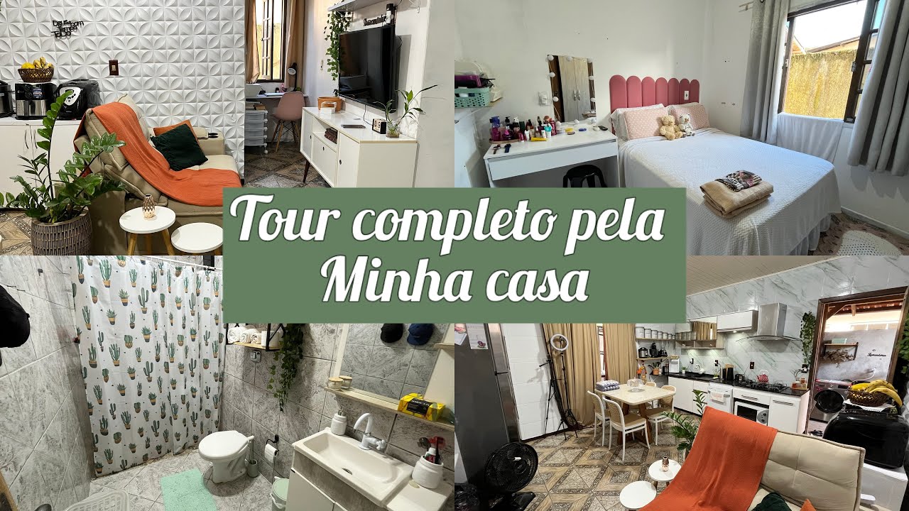 TOUR ATUALIZADO NA MINHA CASA/ AMBIENTES INTEGRADOS/ ENTRADA DA CASA /LAVANDERIA