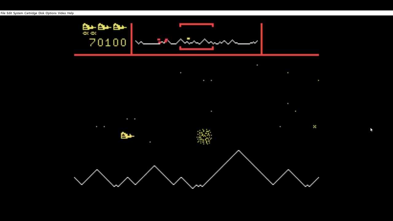 TI99/4a Defender Playthrough to 480K