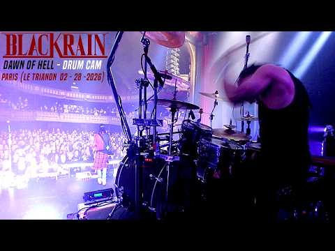 BlackRain - Dawn of Hell | Drum Cam LIVE in Paris (Le Trianon 2026)
