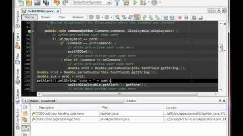 Simple sum app,J2ME with NetBeans