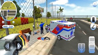 Rescue Roof Ambulance Van Driving Simulator - Rescue Car Driving - Android Gameplay screenshot 3