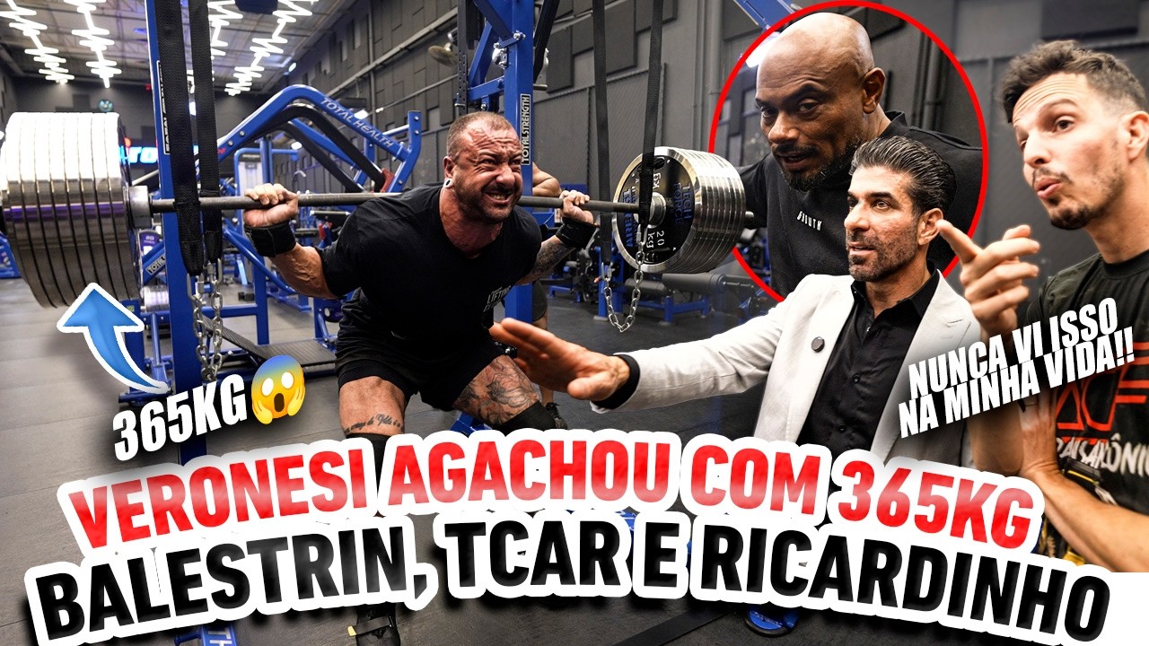 VERONEZI AGACHOU COM 365 KG - BALESTRIN, TCAR E RICARDINHO ACF FICARAM CHOCADOS !!!