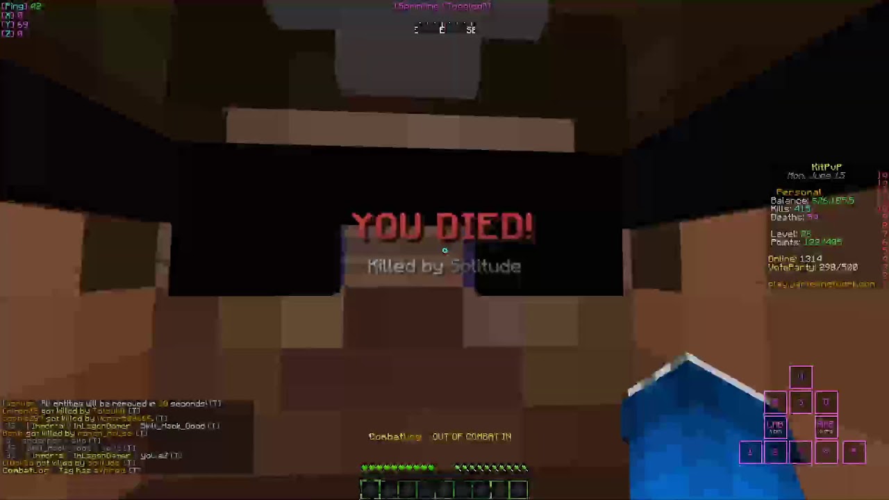 Minecraft PvPing - YouTube