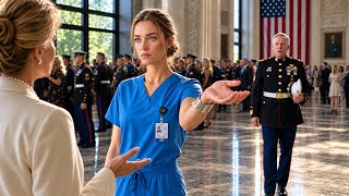 They Laughed at the Nurse at Her Brother’s Graduation — Until the USMC Commander Saw Her Bracelet