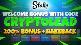 Stake Casino Welcome Bonus Cryptolead How To Activate 200% Extra Rakeback