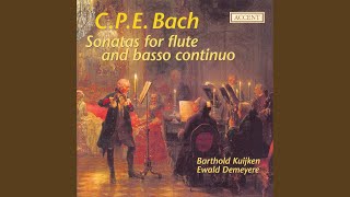 Flute Sonata in G Major, Wq. 123, H. 550: I. Andante