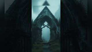 Gothic Ruins at Night #gothic #landscape