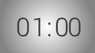 60 Seconds countdown Timer (1 minute) - Beep at the end | Simple Timer (sixty sec, one min)