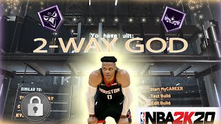 NEW BEST 2 WAY SLASHER BUILD is **UNFAIR** in NBA 2K20 after patch 1.13 | Best Badges !