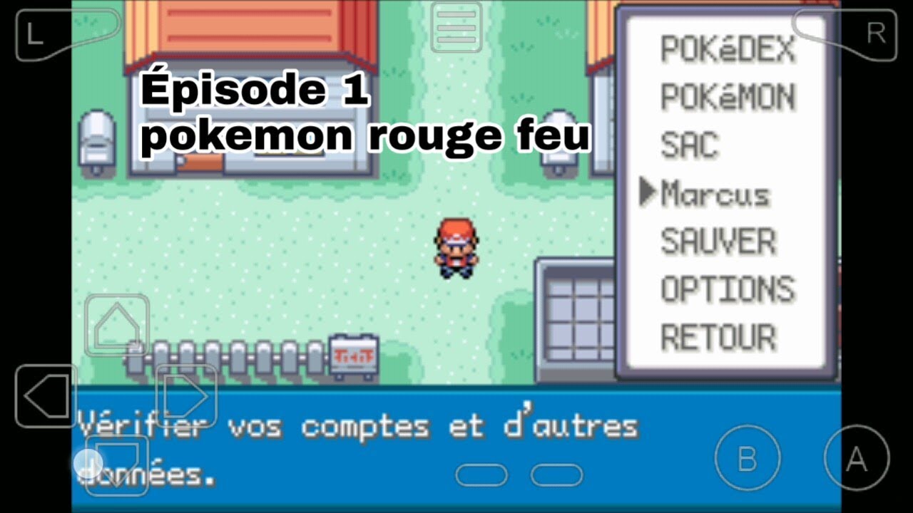 Let's play pokemon rouge feu Episode1 - YouTube