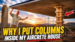 Why I Put Columns Inside the AirCrete Game Room (It's Not What You Think)
