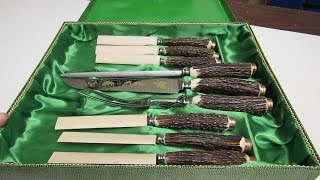 Green Box Surprise - Anton Wingen, Jr. Rostfrei 9 Piece Carving Set