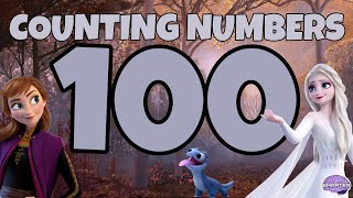 Count from 1-100 with Disney Frozen 2 | Fun ways to Learn | Kindergarten | Preschool Resimi