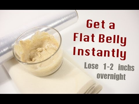 gat a flat belly instantly (DIY body wrap)