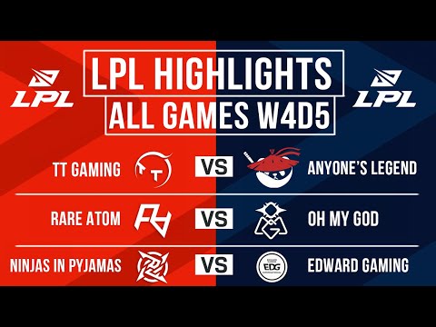 LPL Highlights ALL GAMES Week 4 Day 5 | LPL Spring 2024