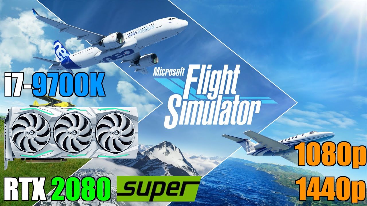 Microsoft Flight Simulator 2020 l RTX 2080 Super i7 9700K l Low Med ...