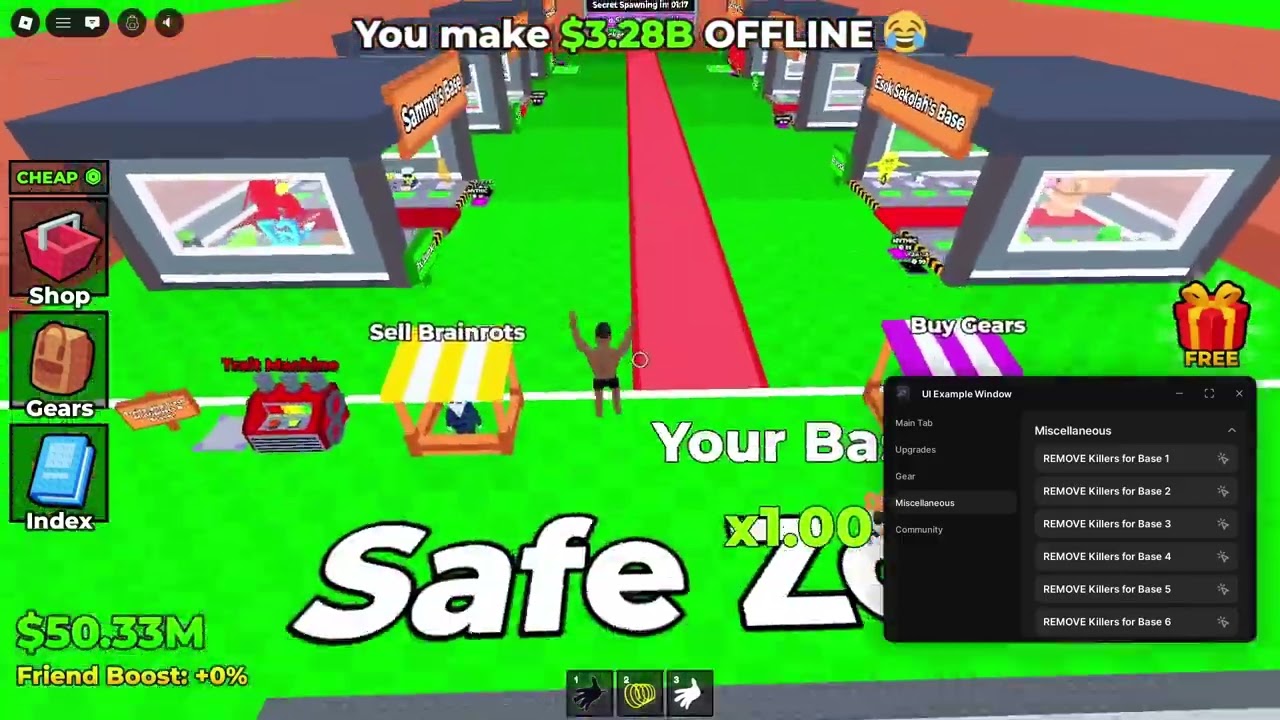 Roblox Steal From Brainrots NEW OP INSTA STEAL SCRIPT / PASTEBIN