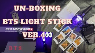 UNBOXING 😭❤️BTS LIGHT STICK VER.4 | In kr#kpop#video#army#btsarmybomb#yt#viral#arirang#funny#seoul screenshot 1