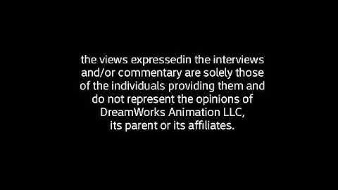 Paramount warning screen DreamWorks The Views expressed screen