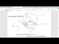 Circle theorem past paper solution