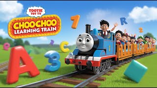 Choo Choo Train Song | Learn ABCs, Numbers &amp; Colors! + More Kids Learning Songs | Tootie Tot TV