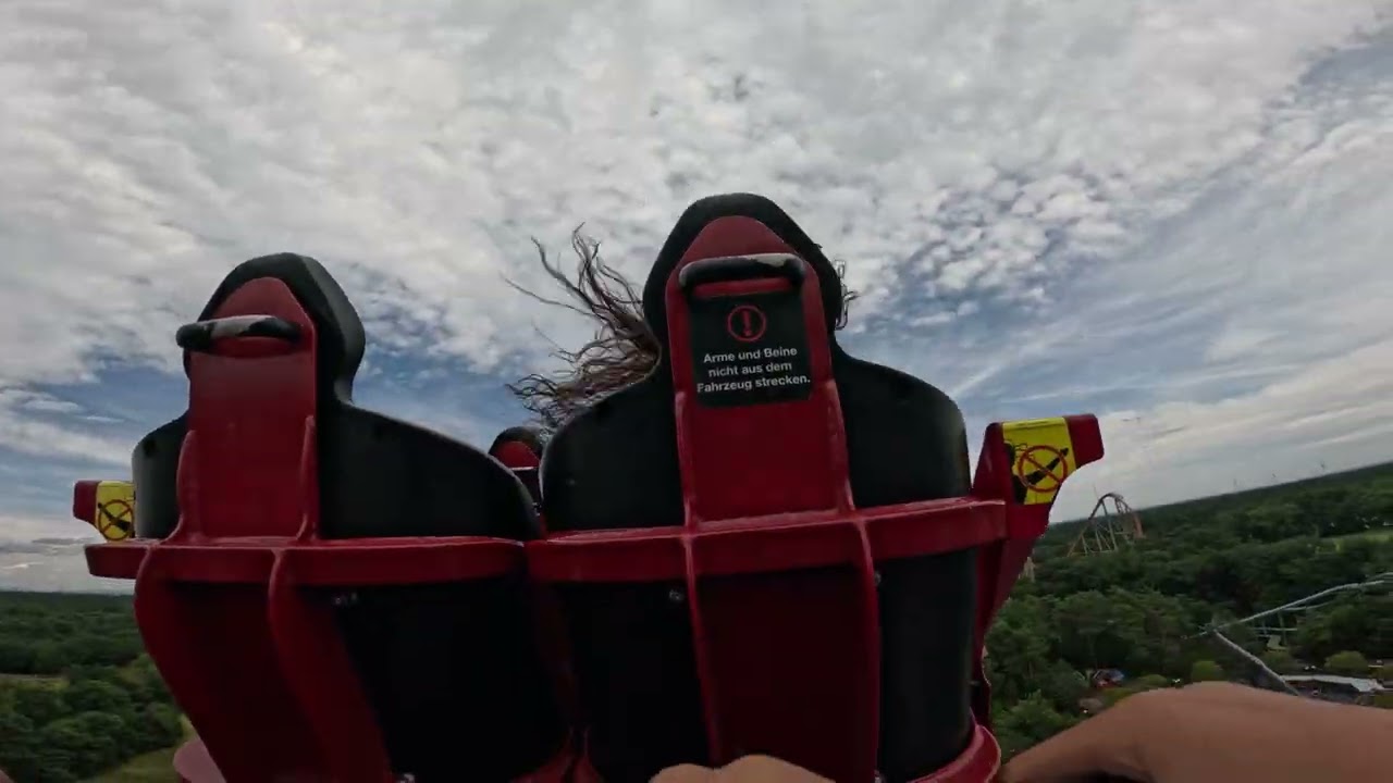 Sky Scream at Holiday Park Back Row On-Ride POV (No Copyright) (4K60) - July 2024