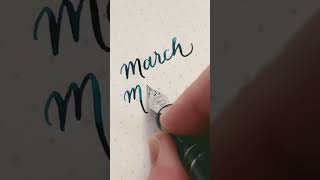 Who Else’s Bracket Has Been Busted Since Day 1? #Calligraphy #Handwriting #Satisfying