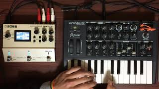 Arturia Microbrute Boss Dd-500 Sound Demo Parallel