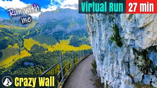 Der verrückteste virtuelle Lauf der Welt! 🇨🇭 Schweiz Wunderland Lauf Nr. 110