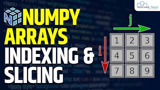 Explain Indexing and Slicing In NumPy Arrays in Python | Machine Learning Tutorials