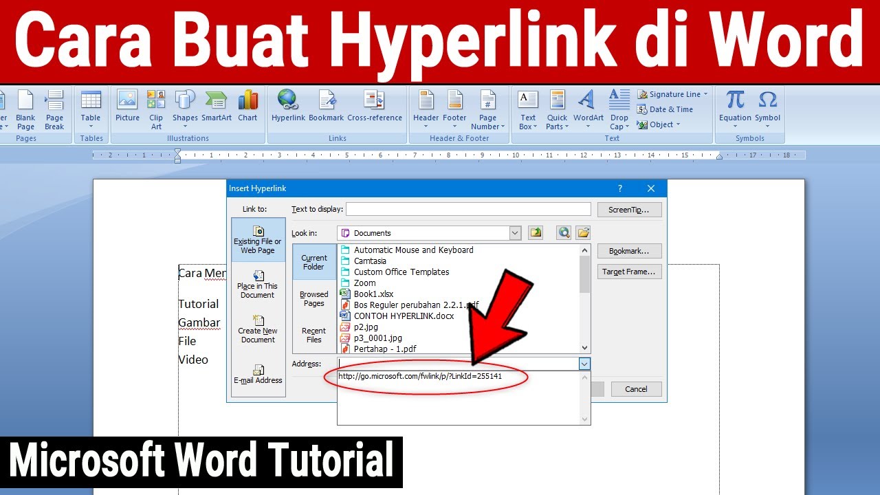 Cara Menggunakan Hyperlink Di Word YouTube Cara Menggunakan Hyperlink Di Word YouTube