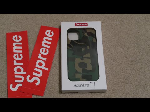 SUPREME FW20 WEEK 11 PICKUP/UNBOXING CAMO IPHONE 11 PRO MAX CASE