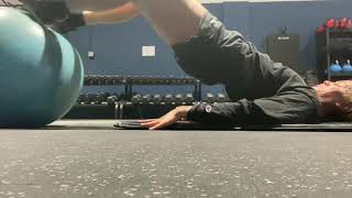 Bosu Ball - hamstring curl