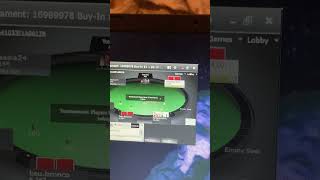 Online Poker Video;) I 3x with KK he pushes with A7 off? #Pokerloveit screenshot 5