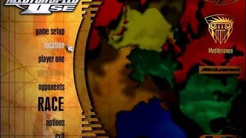 Need For Speed 2 SE (3dfx): Menu, great videos