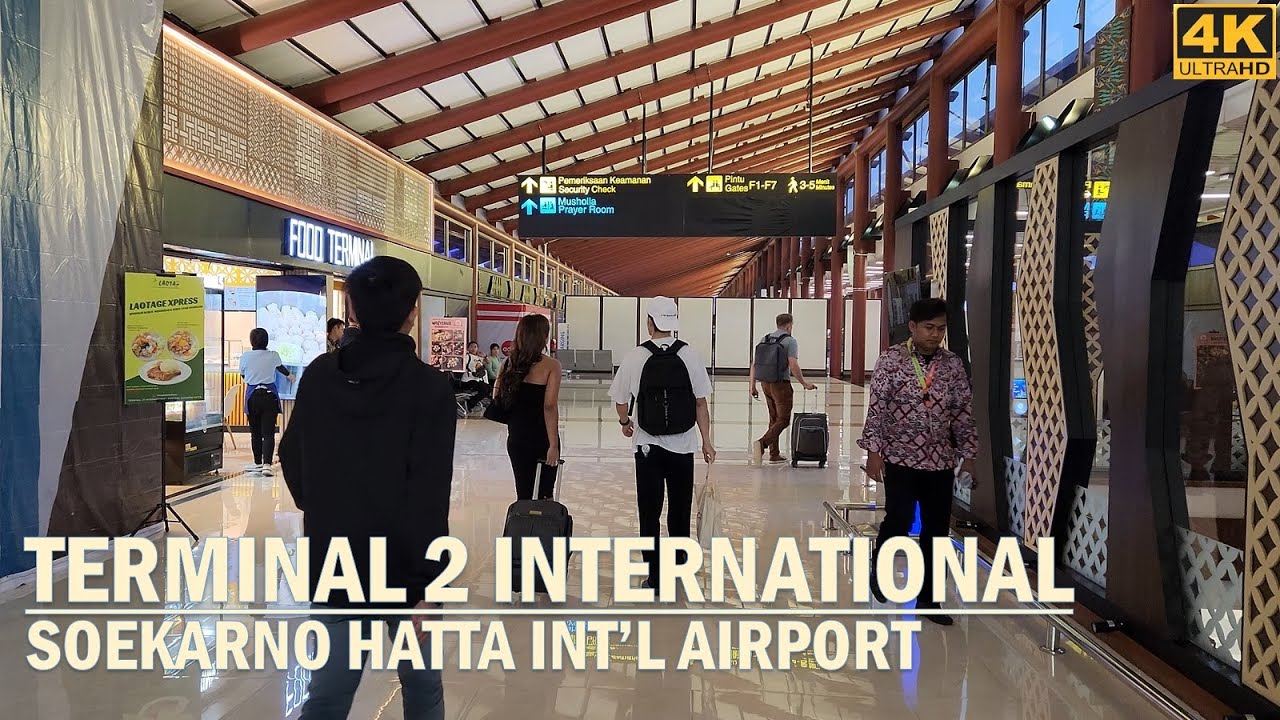 Walking around Terminal 2F Keberangkatan International AIR ASIA❗Bandara Soekarno Hatta Int'l Airport