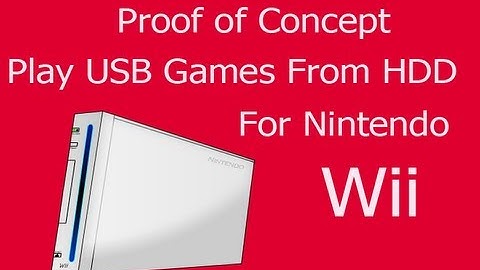 [Proof of Concept] Playing Wii Games From USB Hard Drive
